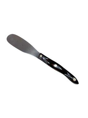 Cutco 1768 Spatula Spreader Sandwich Butter Knife Orange Swirl Handle 5" Blade